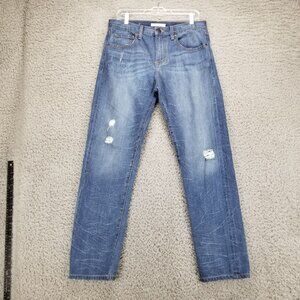 Banana Republic Jeans Womens 28 Long Blue Boyfriend Cotton Denim